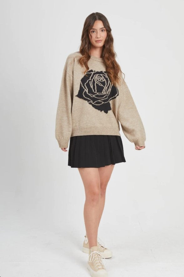 Rose Oversized Sweater
