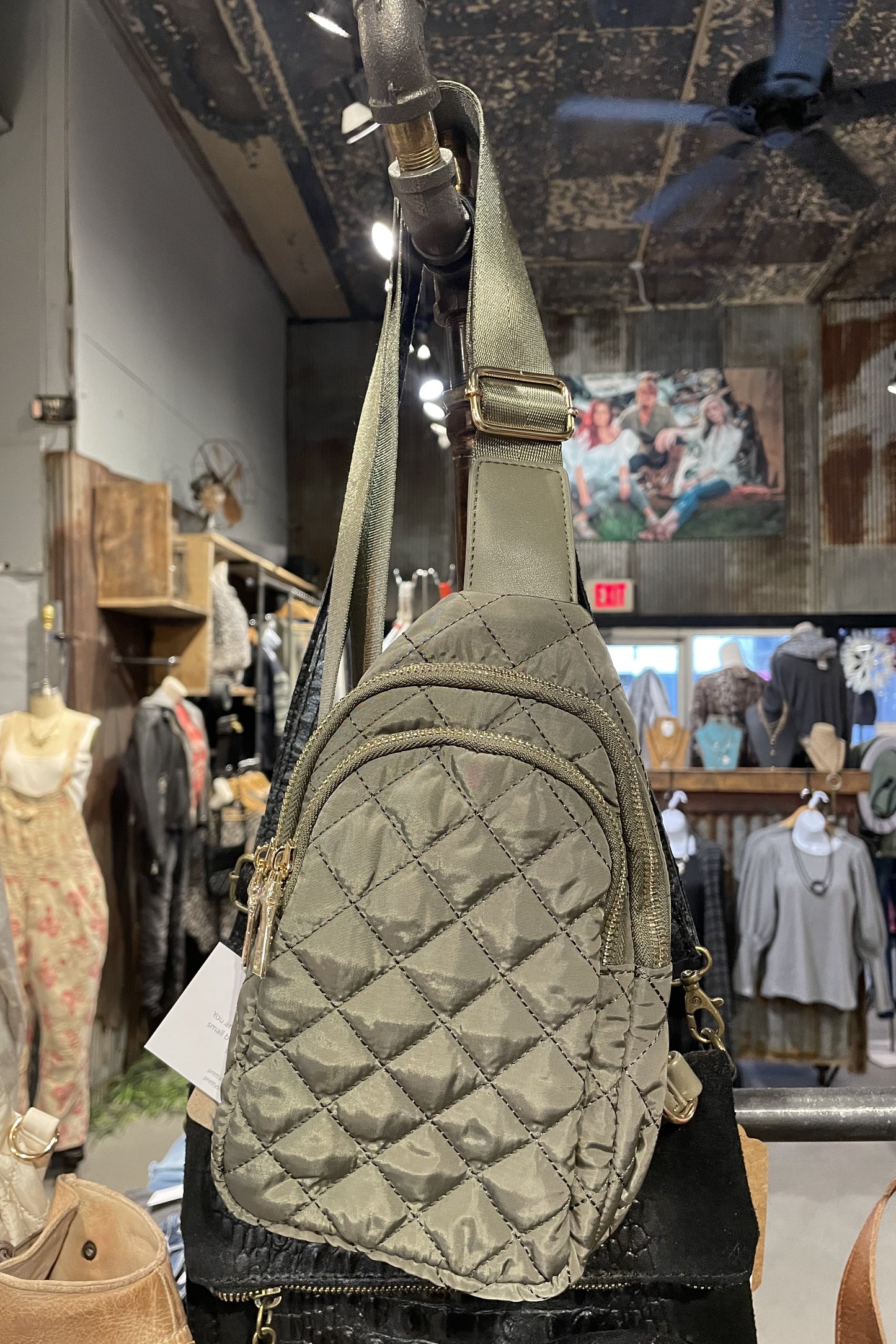 Pinelope Quilted Puffer Bag