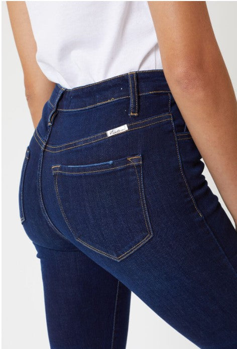 KanCan High Rise Button Fly Skinnies