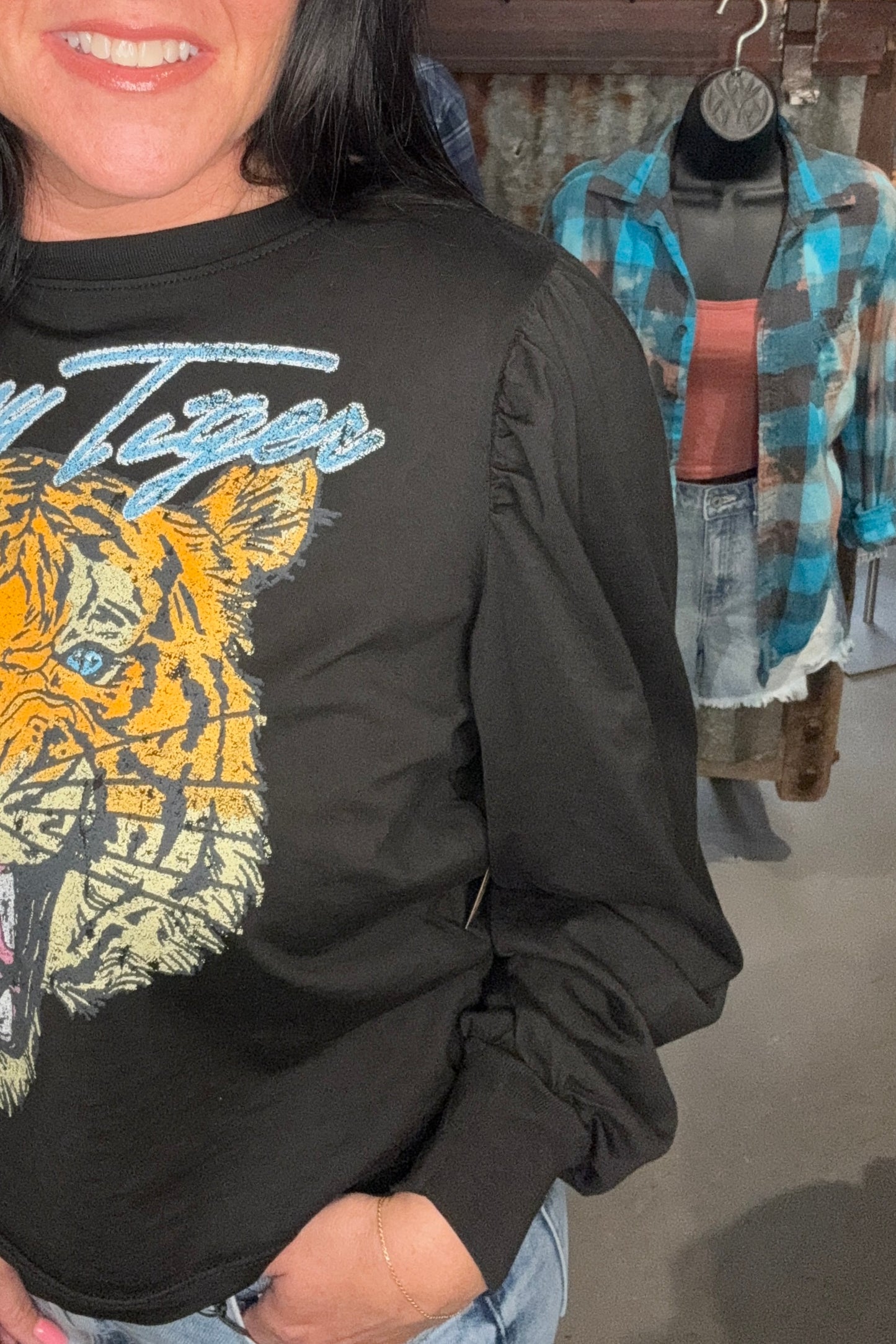 Easy Tiger Puff Sleeve Tee