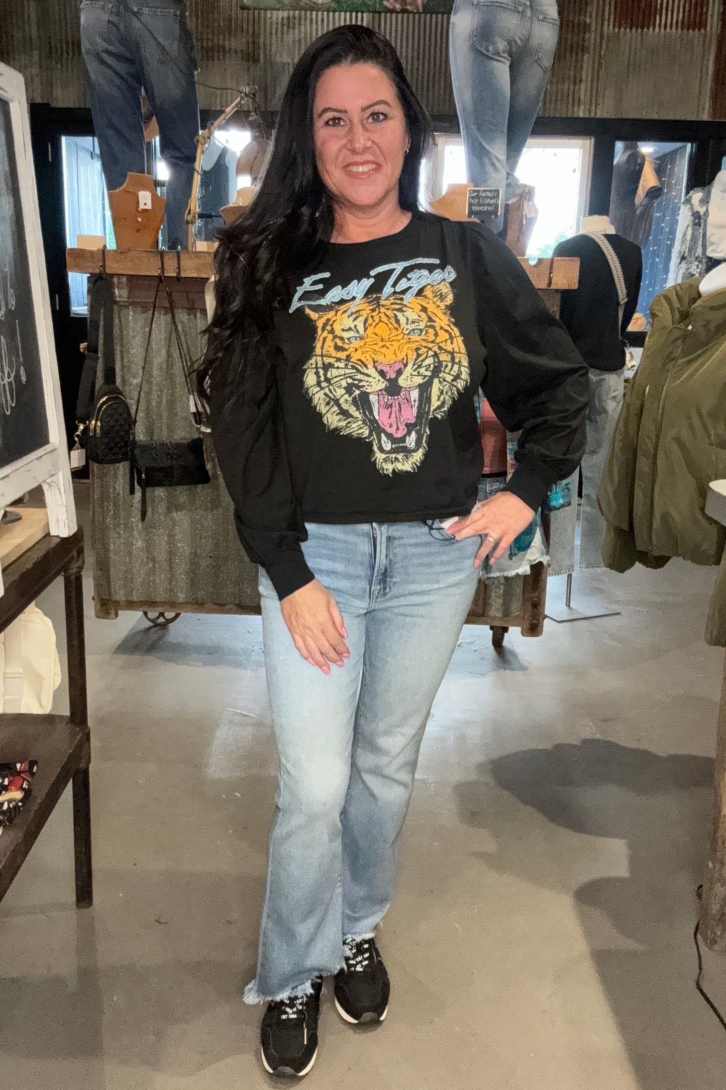 Easy Tiger Puff Sleeve Tee