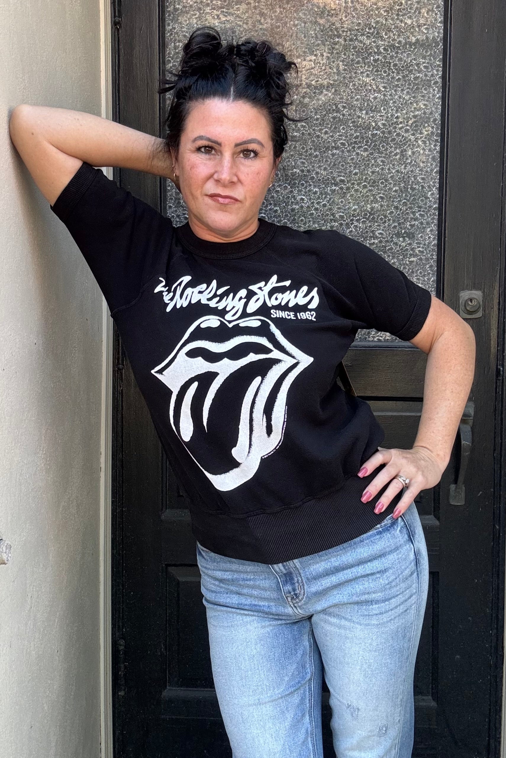 Black and White Rolling Stones shirt