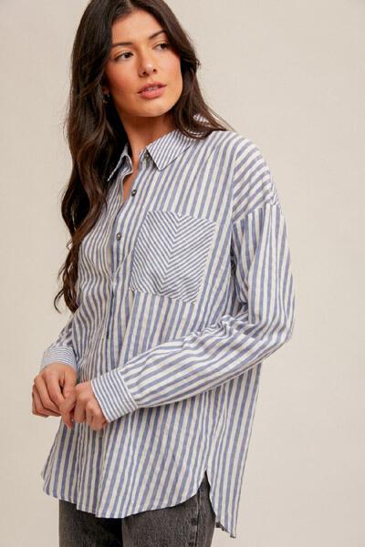 Stripe Button Down