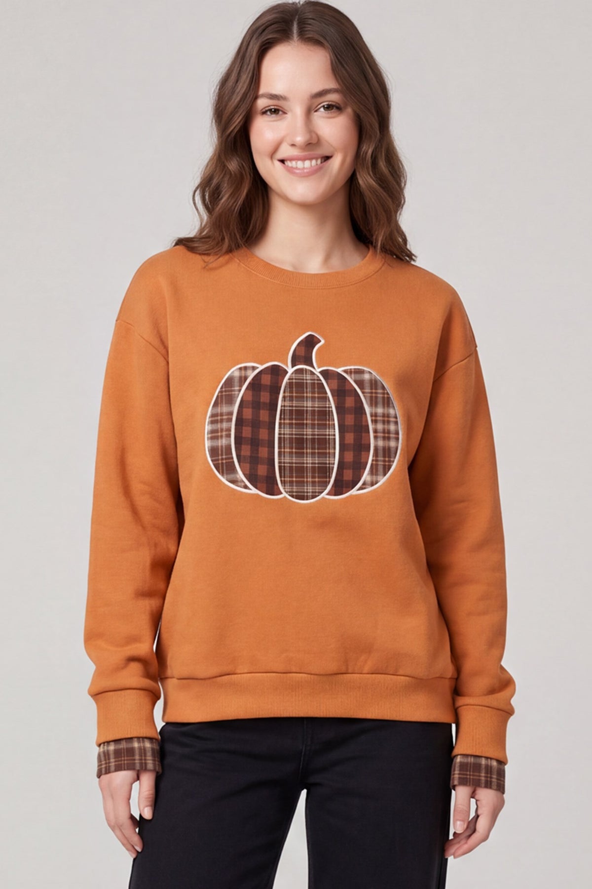 Pumpkin Patchwork Sweatshirt