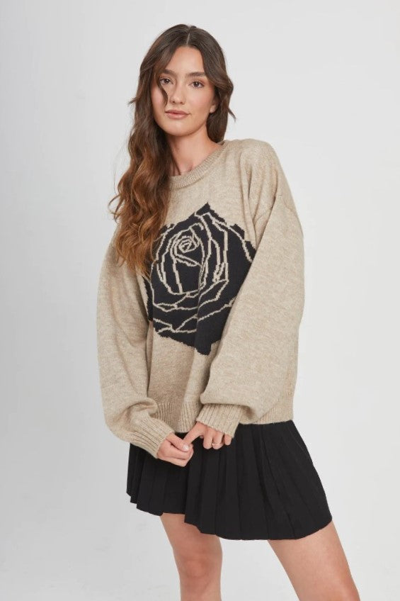 Rose Oversized Sweater