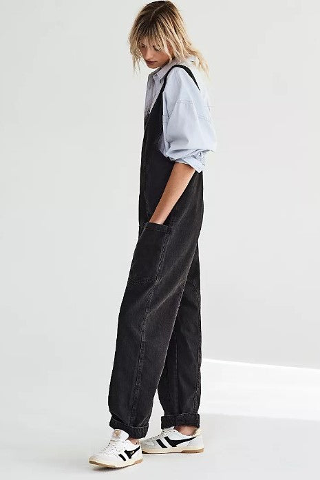 High Roller Jumpsuit - Mineral Black