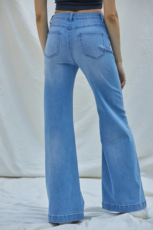 High Rise Flare Pants