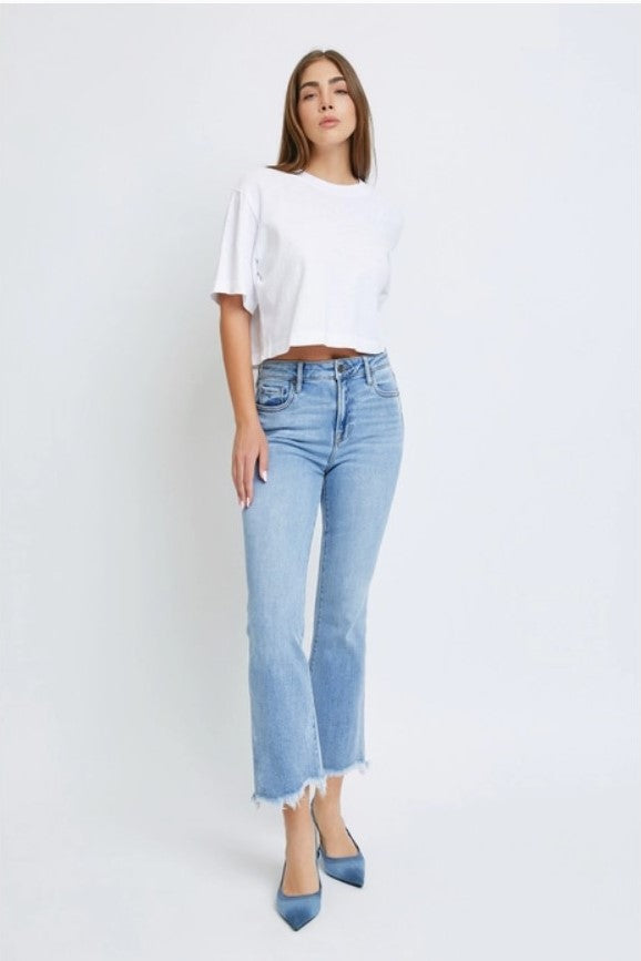 Hidden Happi Crop Flare Jeans – The Twisted String