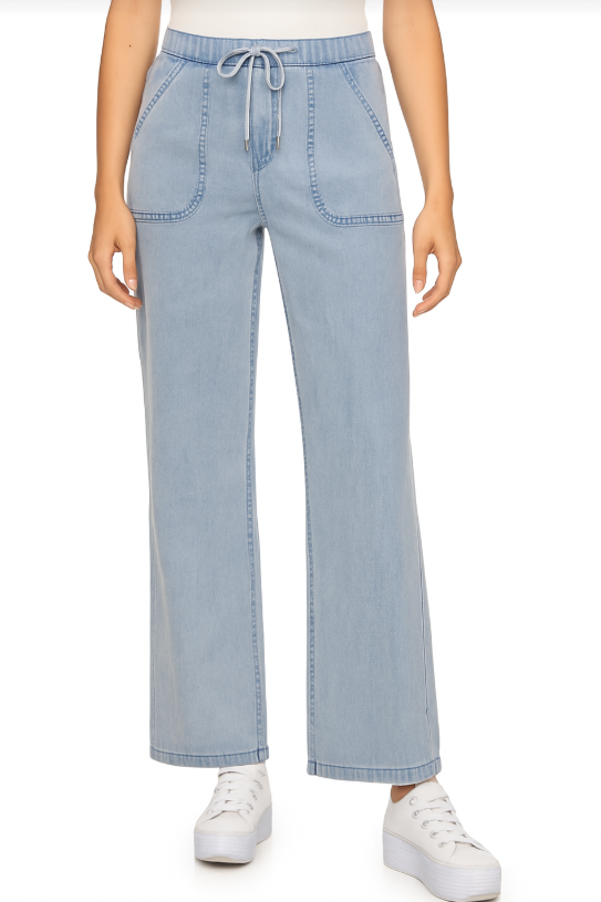 Bluffton Wide Let Pant - Blue
