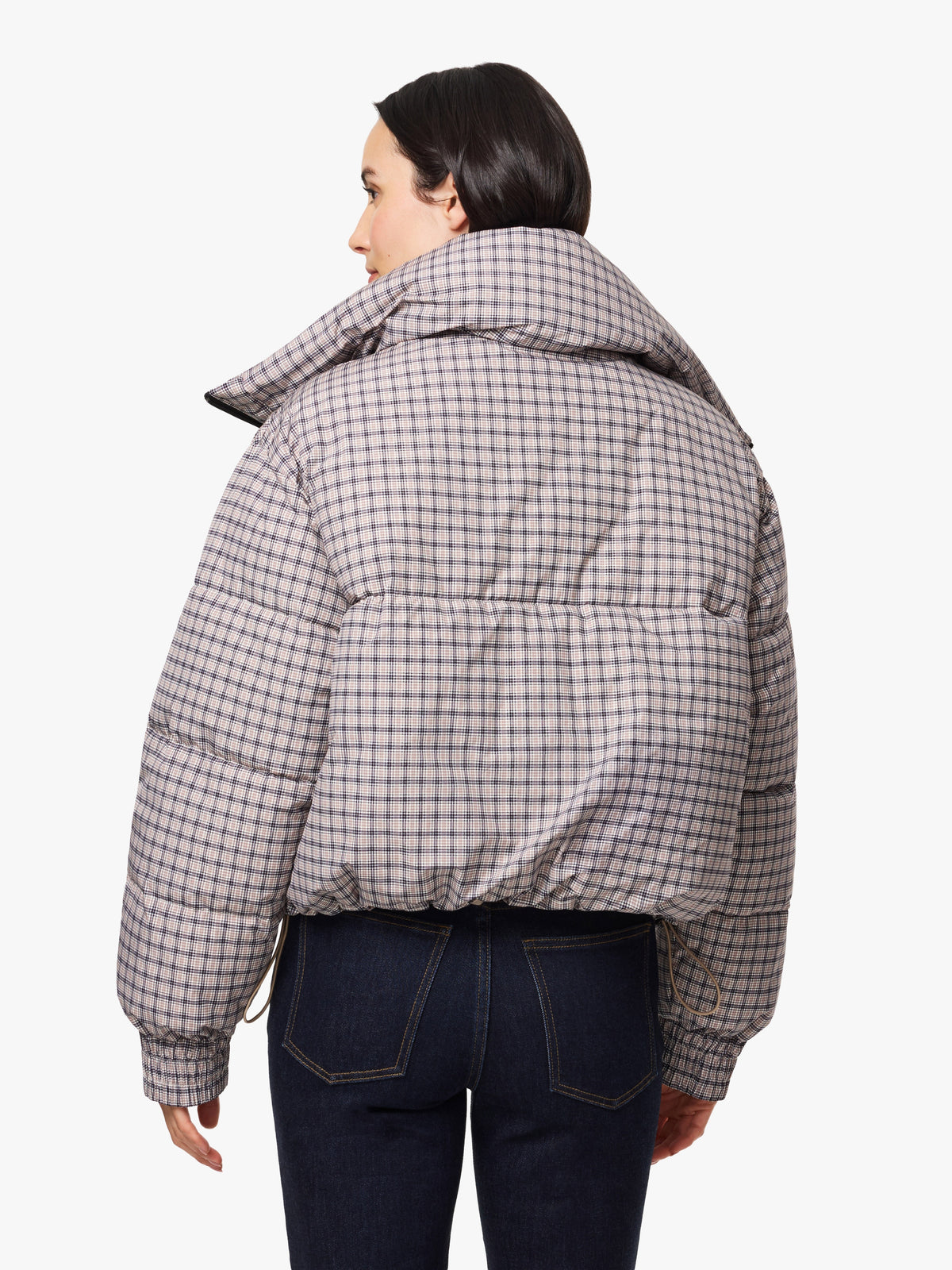 Plaid Puffer Jacket