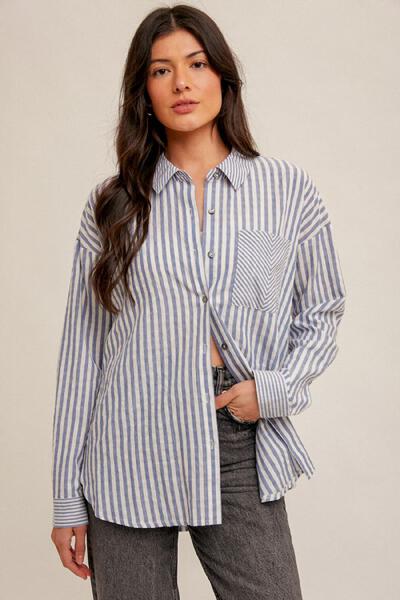 Stripe Button Down