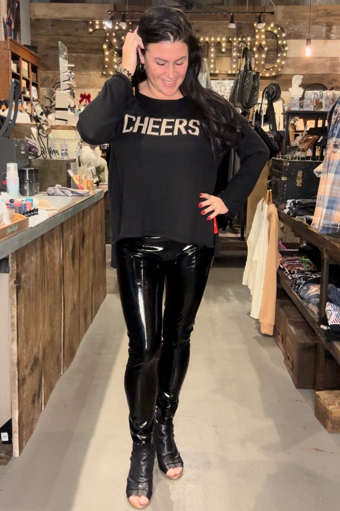 Cheers Graphic Sweater