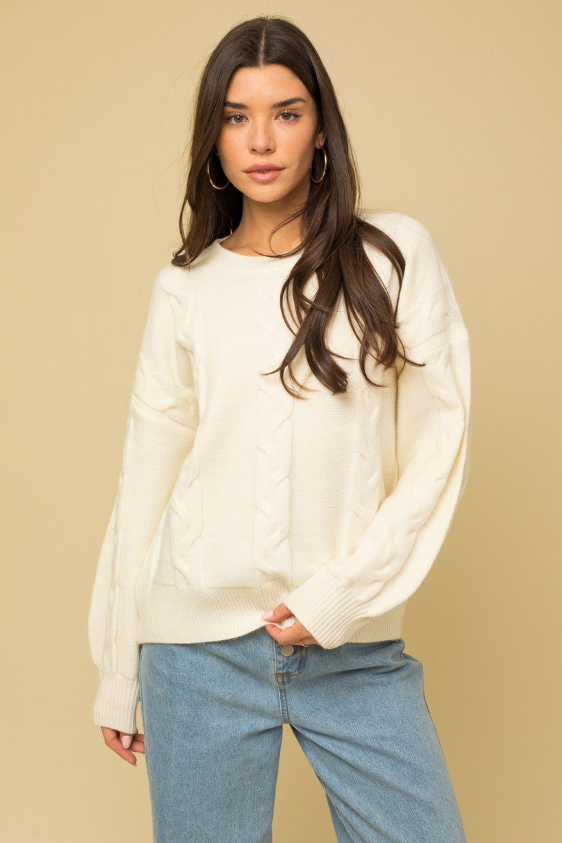 Cable Knit Sweater – The Twisted String