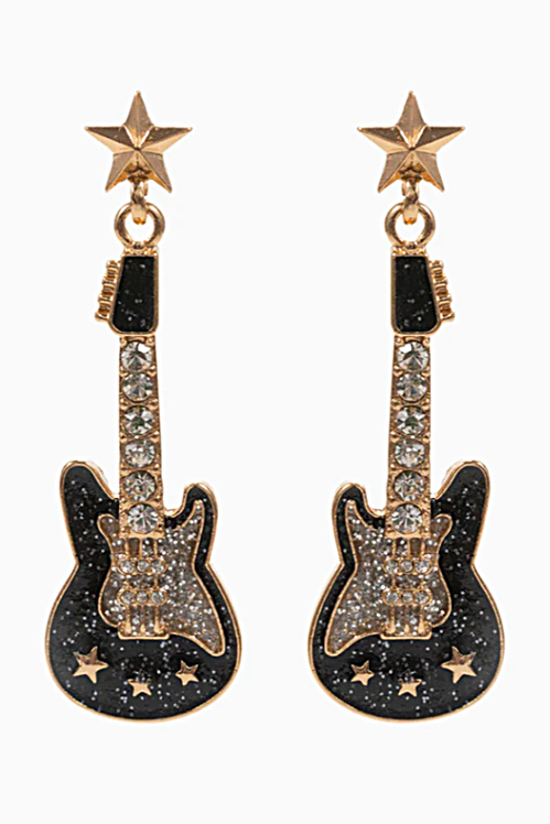 Electric Guitar Earrings