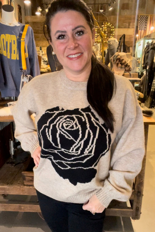 Rose Oversized Sweater