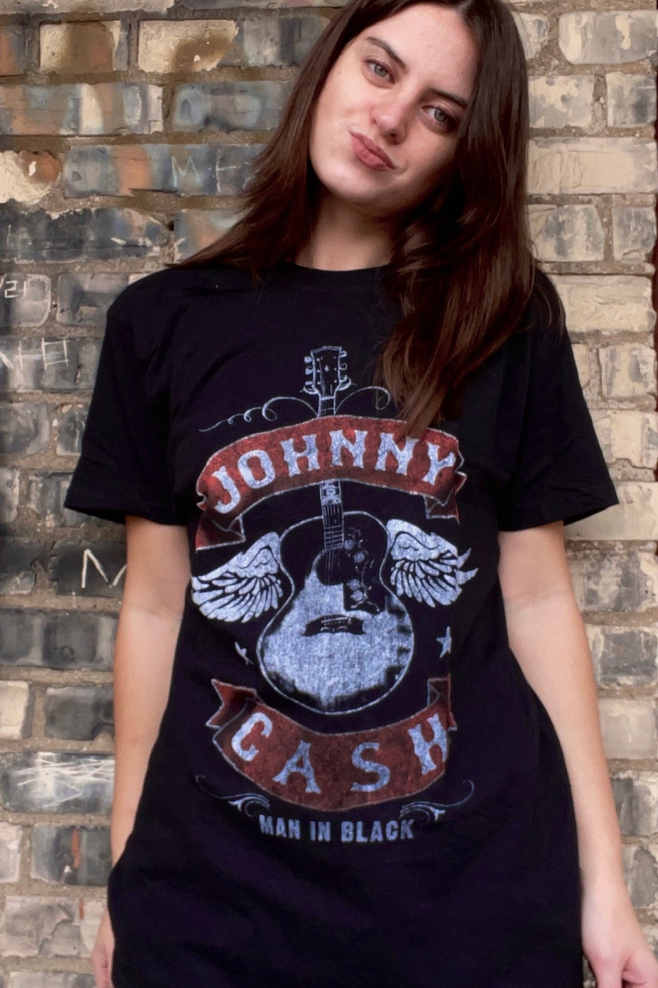 Johnny Cash Wings Guitar Tee