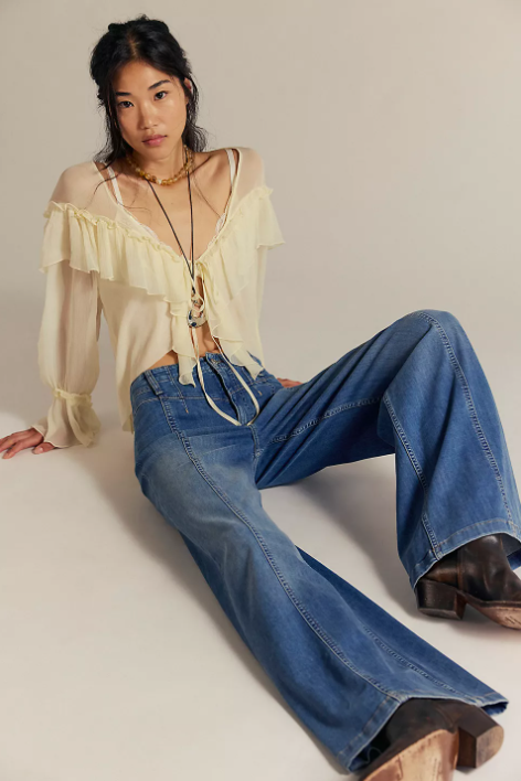 FP Libre Wide Leg Jeans