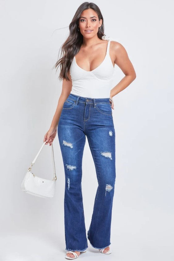 Women's WannaBettaButt High-Rise Super Flare Jeans
