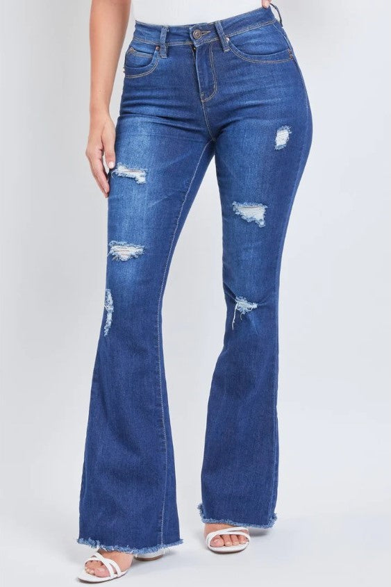 Women's WannaBettaButt High-Rise Super Flare Jeans
