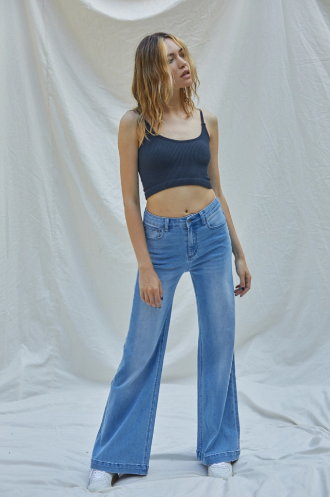 High Rise Flare Pants
