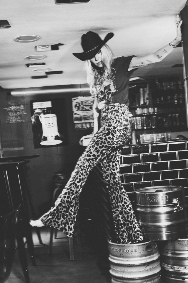 Velvet Leopard Bell Bottoms