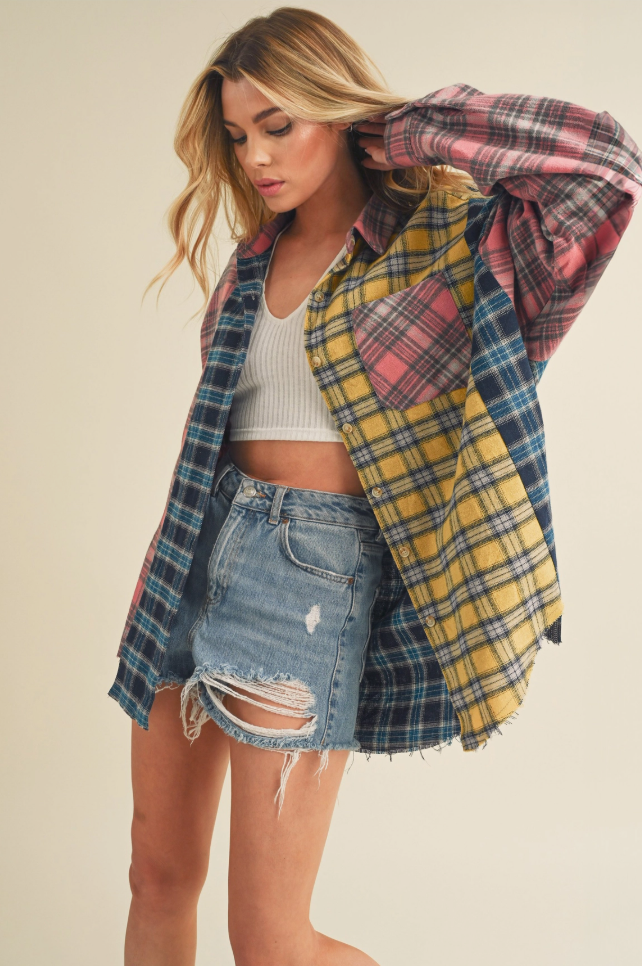 Multi Color Plaid Flannel