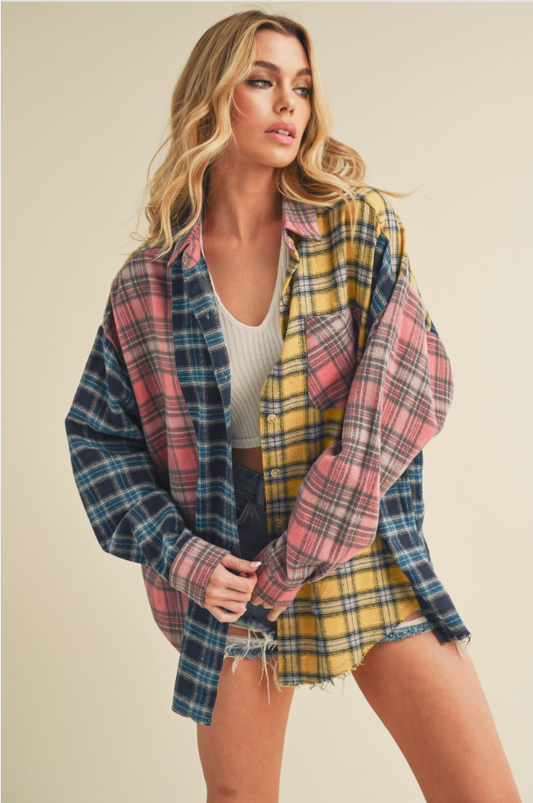 Multi Color Plaid Flannel